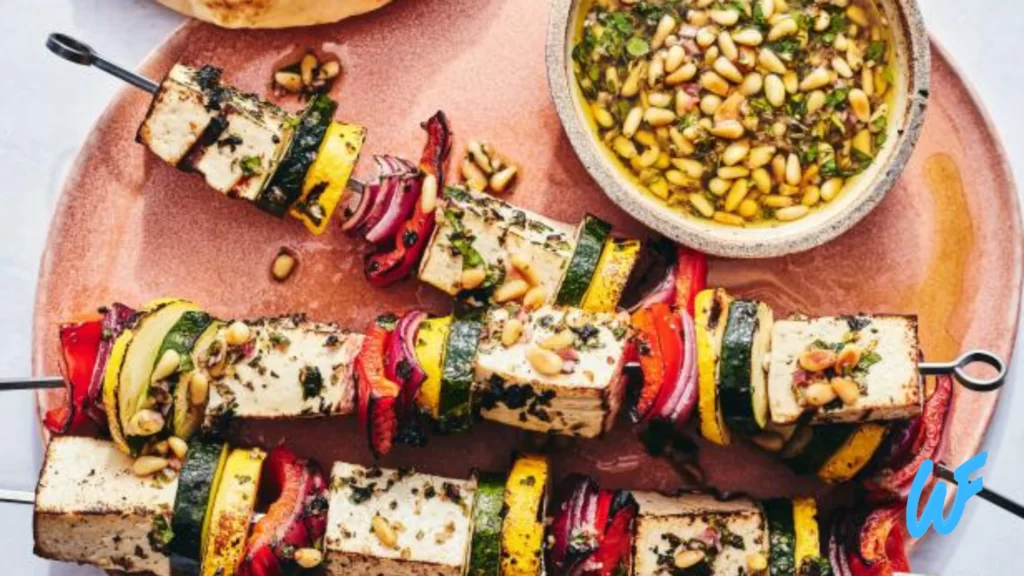 Grilled Vegetable and Tofu Skewers