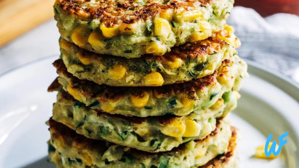 Vegan Zucchini and Corn Pancakes