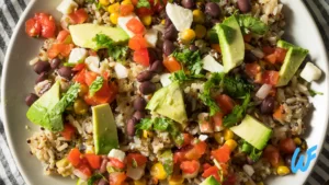 Vegan Breakfast Burrito Bowl with Quinoa