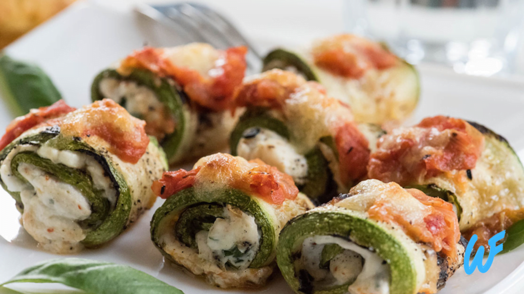 Zucchini and Cottage Cheese Roll-Ups