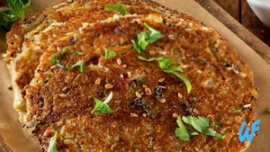 Vegan Savory Semolina (Sooji) Pancakes