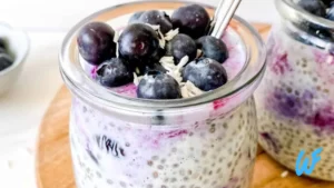 Vegan Blueberry Coconut Chia Pudding