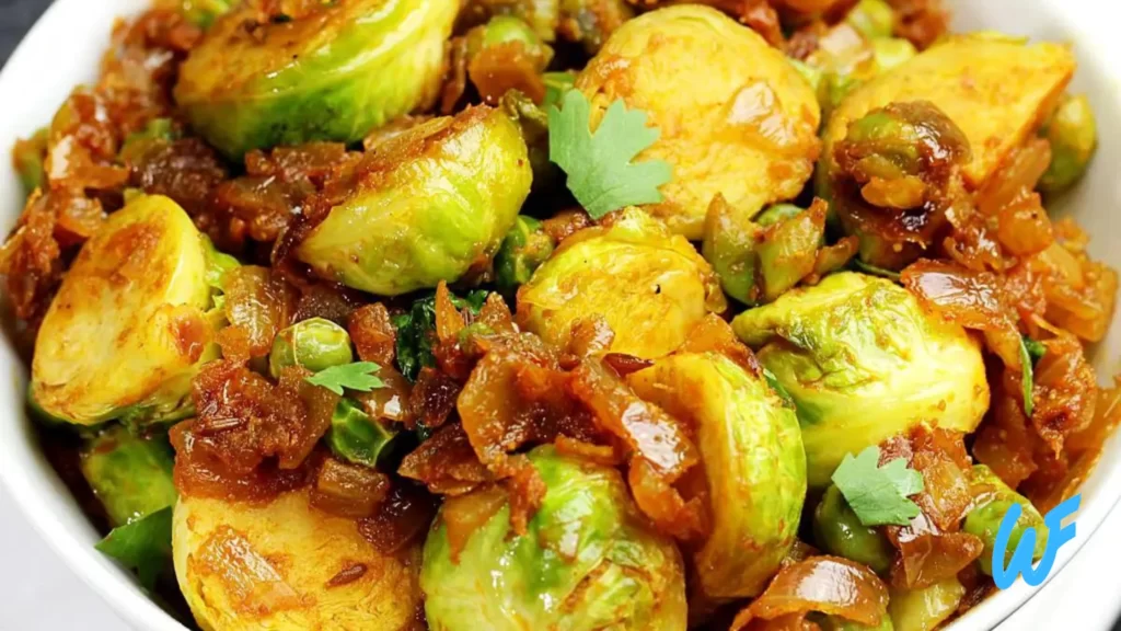 Curried Brussels Sprouts and Carrot Stir-Fry