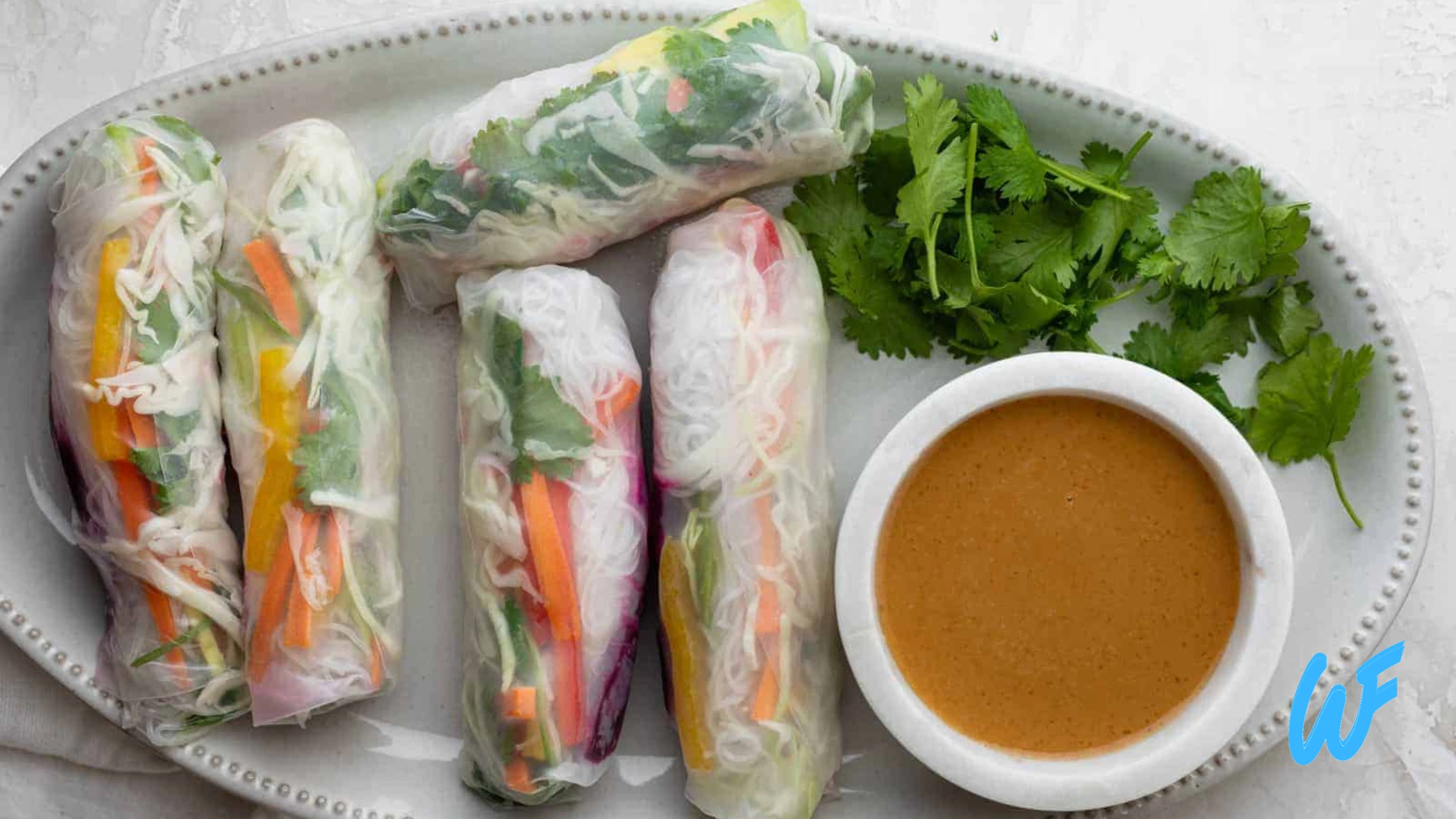 Rice Paper Spring Rolls with Veggies