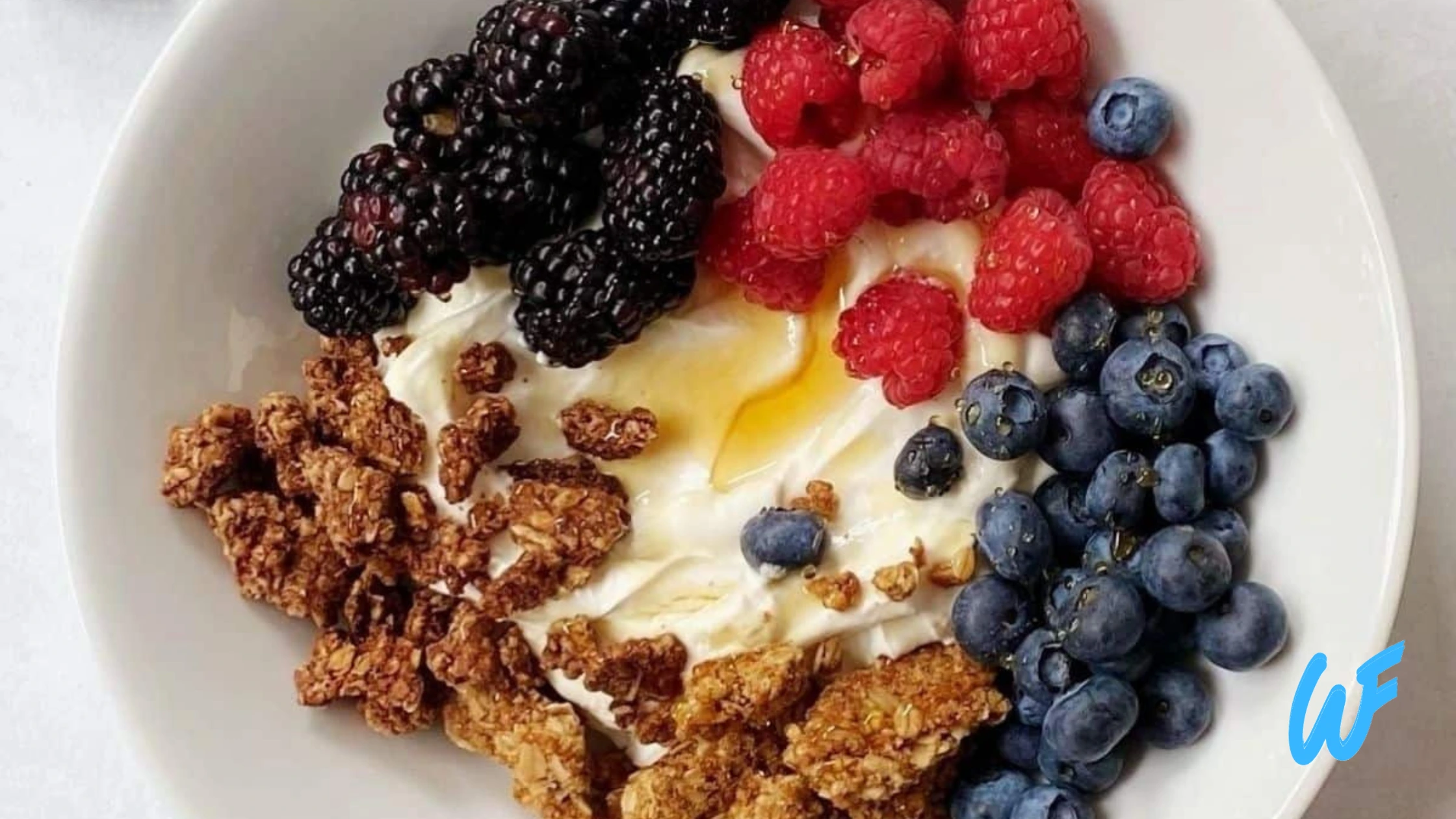 Greek Yogurt with Granola and Fresh Fruit