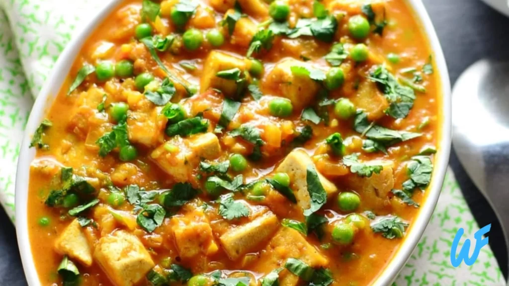 Tofu and Peas Curry