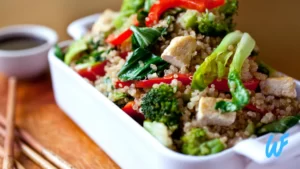 Quinoa and Vegetable Stir-Fry with Tofu