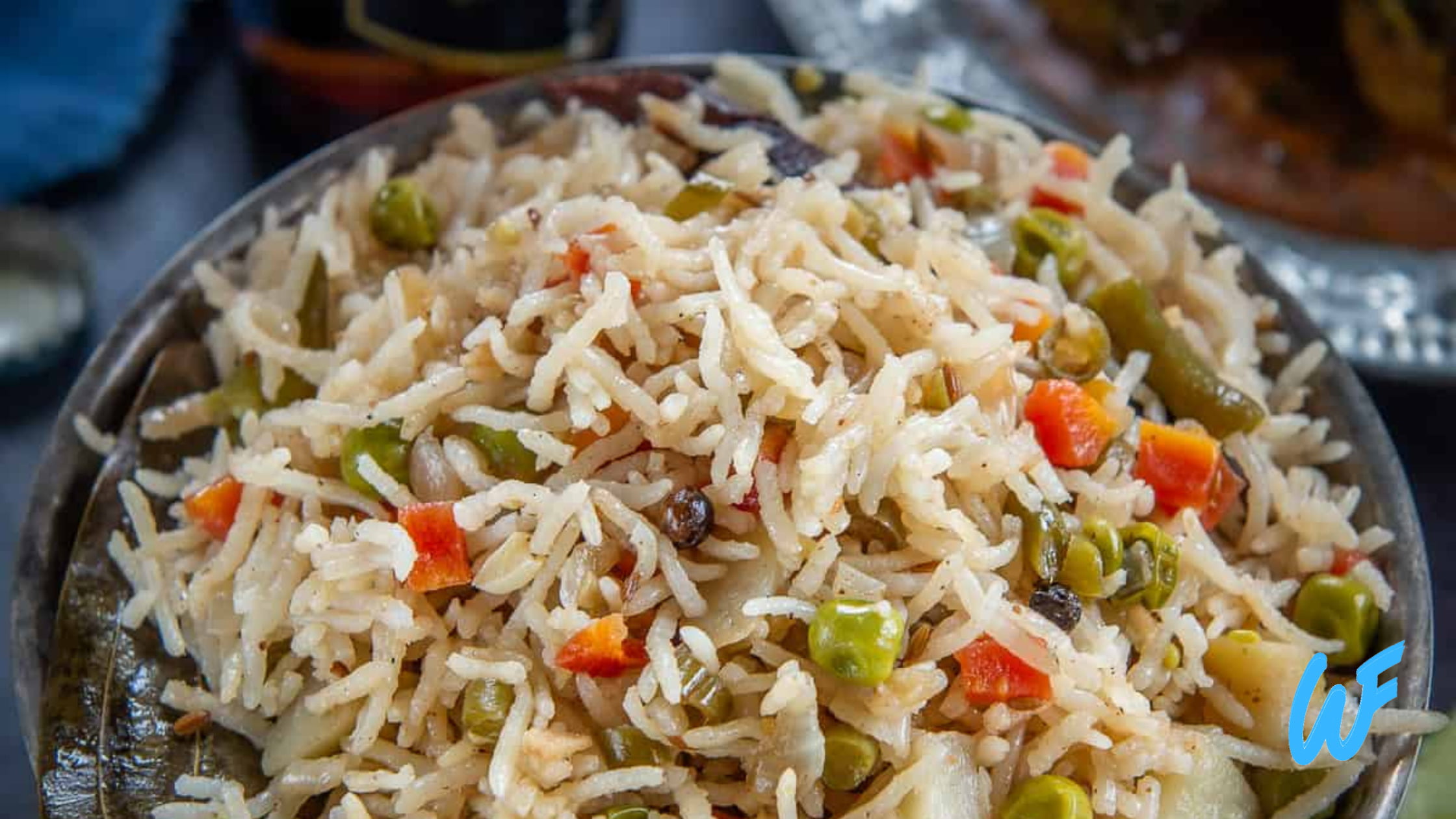 Brown Rice Pulao with Mixed Veggies