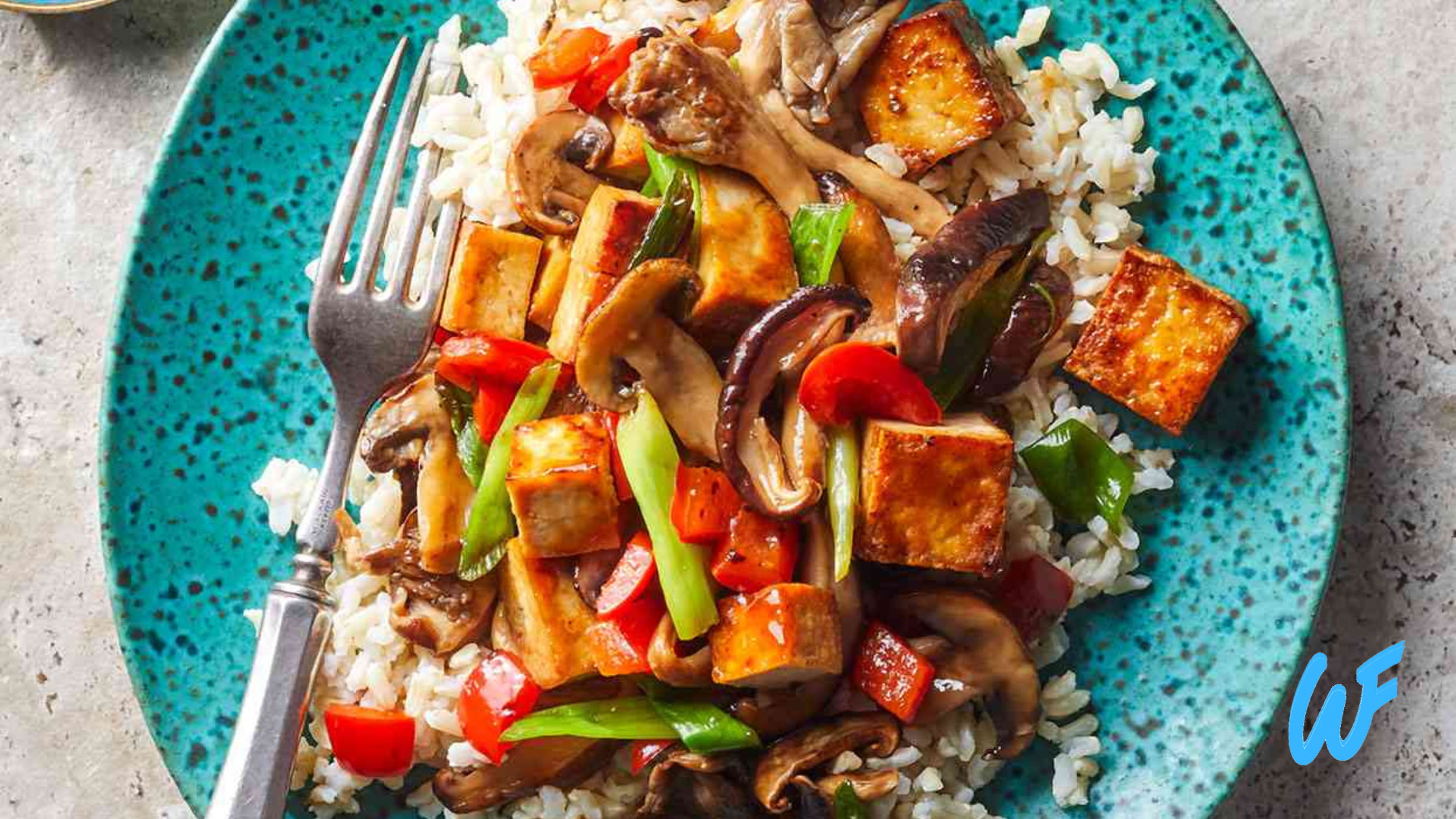 Vegan Tofu and Mushroom Stir-Fry