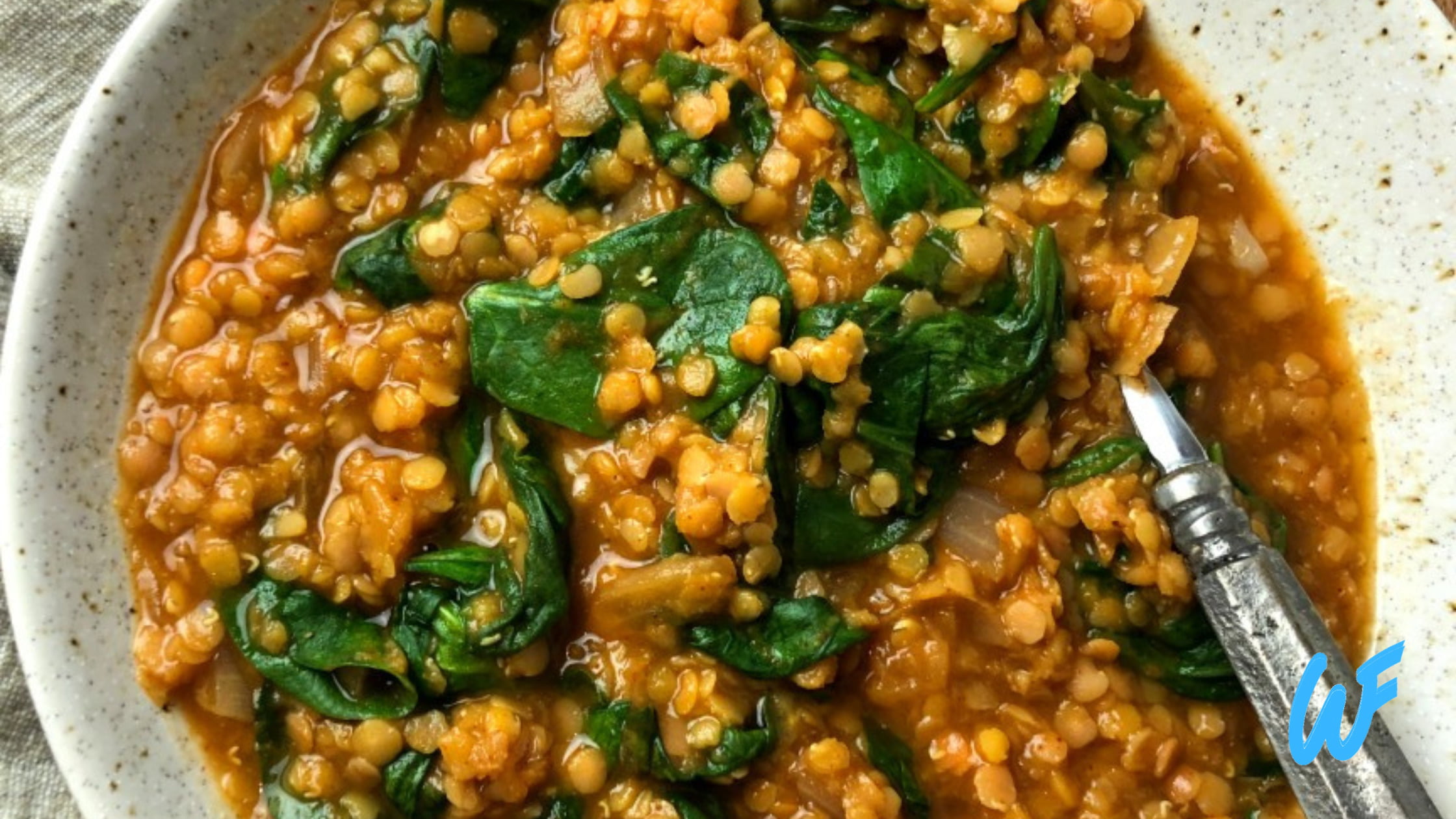 Vegan Lentil and Spinach Soup