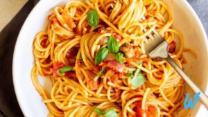 Read more about the article Vegan Spaghetti with Mushroom Marinara