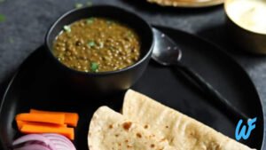 Whole Wheat Roti with Dal