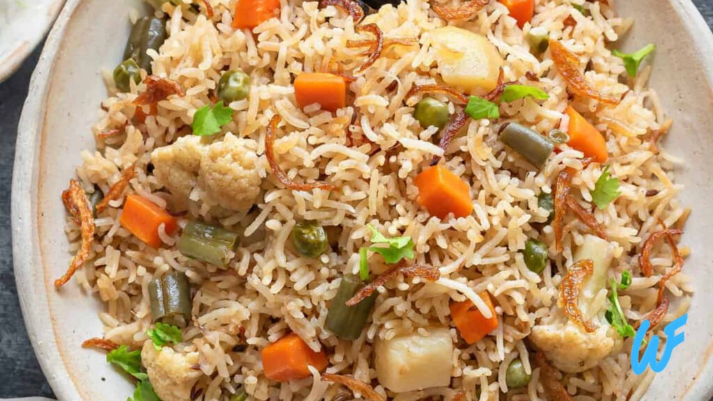 Vegan Mixed Vegetable Pulao