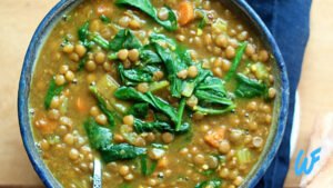 Spinach and Lentil Soup