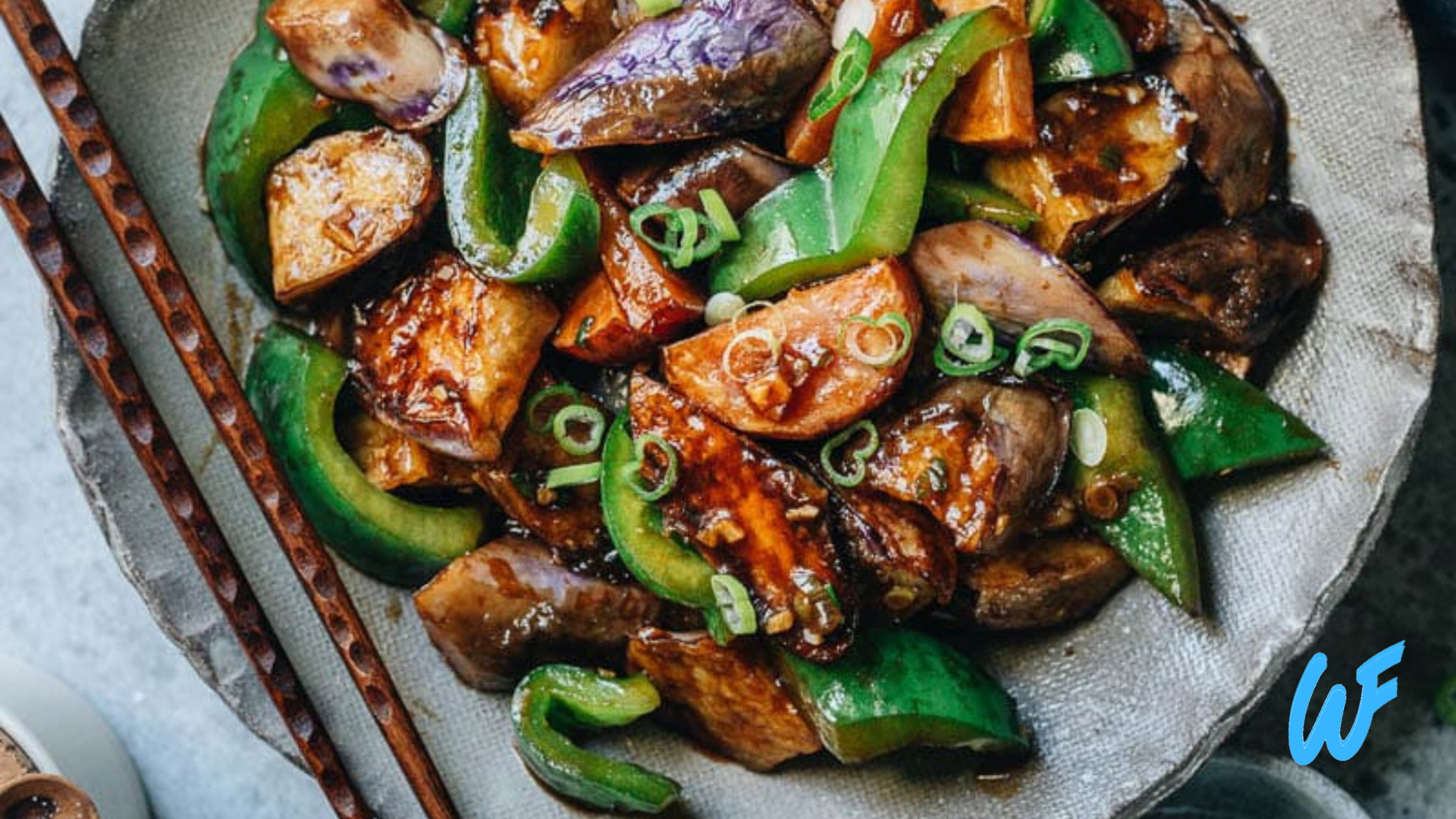 Vegan Eggplant and Potato Stir-Fry