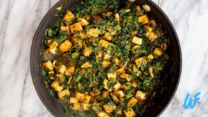 Vegan Tofu and Spinach Stir-Fry