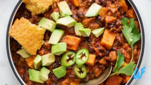 Vegan Sweet Potato and Black Bean Chili