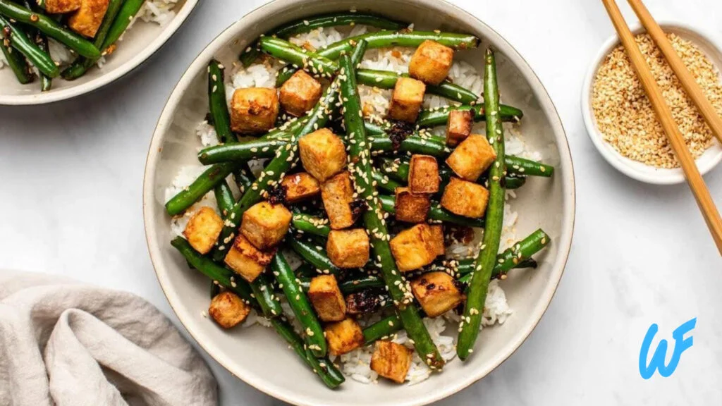 Vegan Tofu and Green Bean Stir-Fry