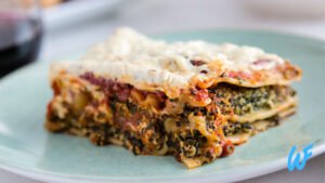 Vegan Mushroom and Spinach Lasagna