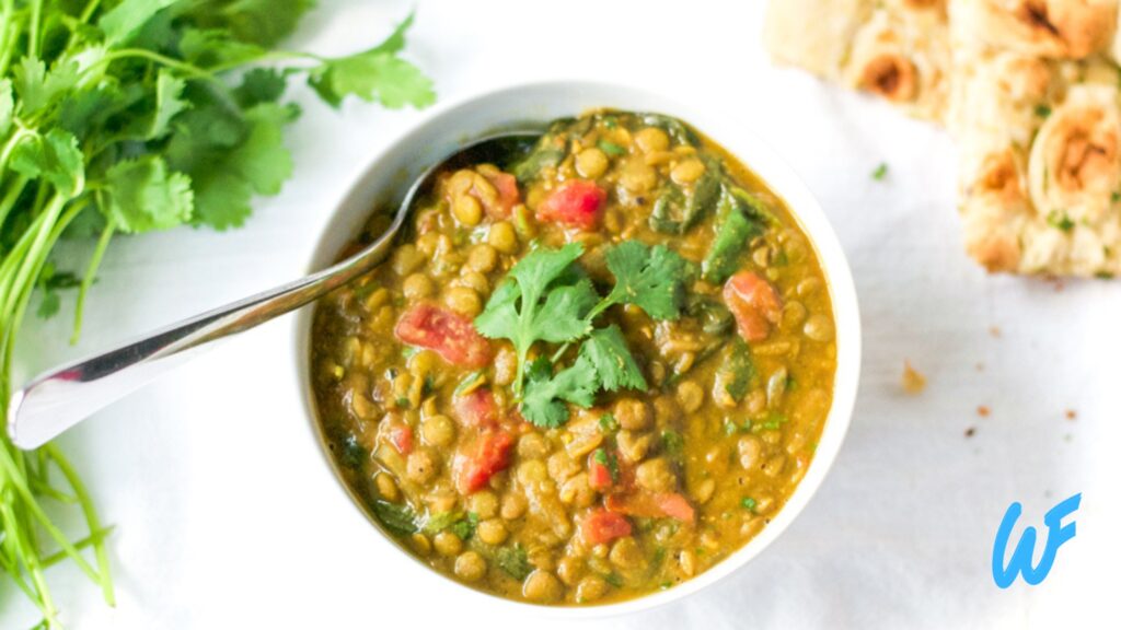 Vegan Spinach and Lentil Curry