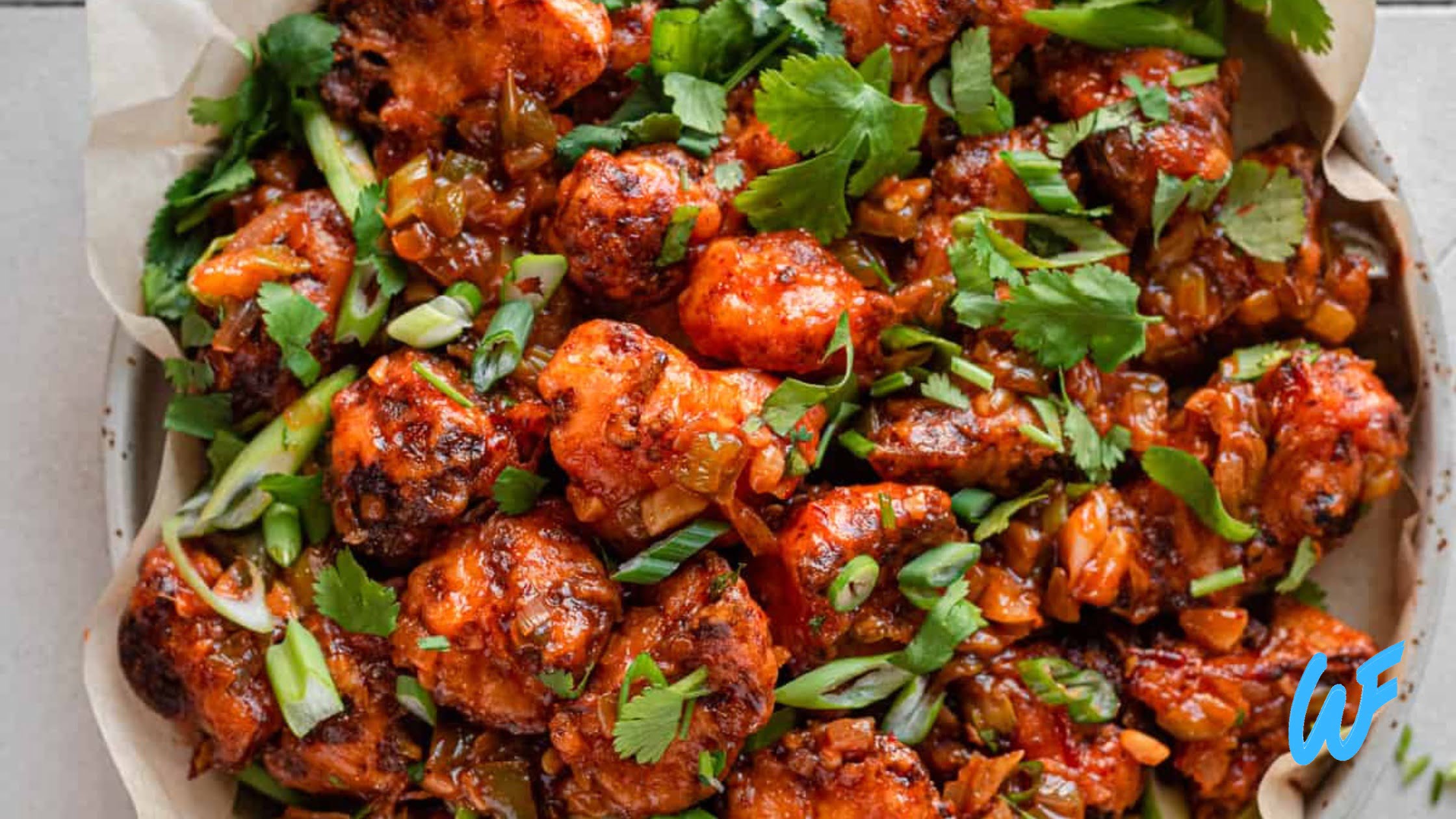 Vegan Gobi Manchurian Cauliflower in Sauce