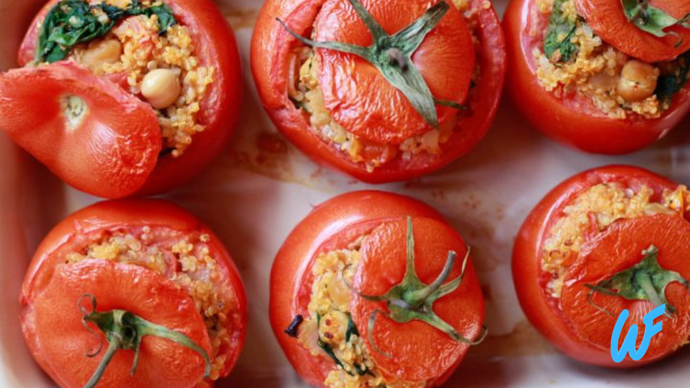 Vegan Stuffed Tomatoes with Quinoa