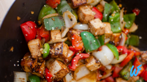 Vegan Tofu and Bell Pepper Stir-Fry