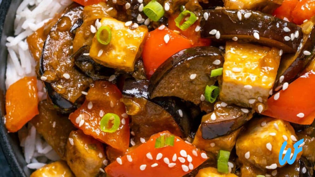 Vegan Tofu and Eggplant Stir-Fry