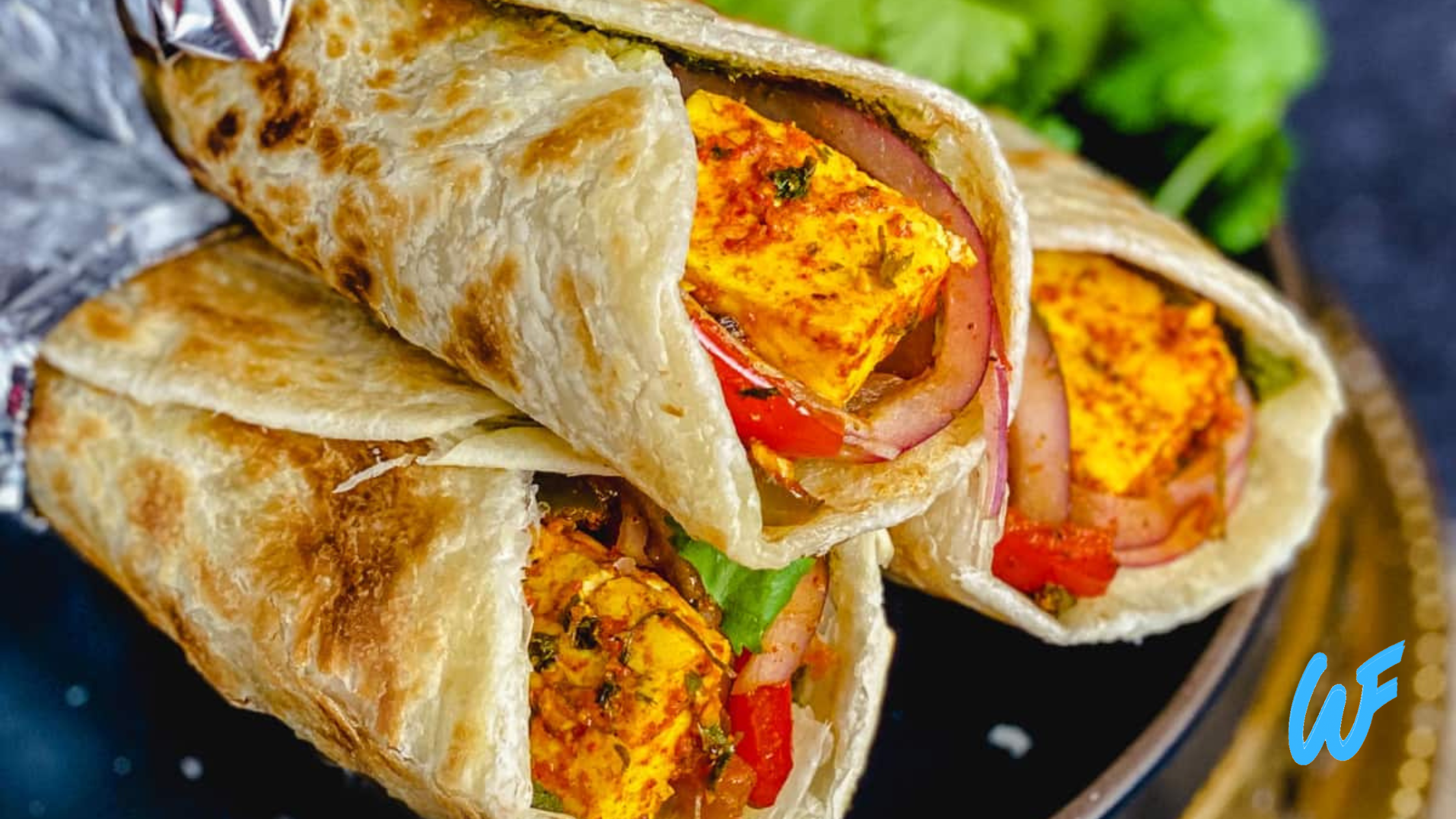 Vegan Paneer Tikka Roll