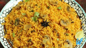 Vegan Mushroom Biryani