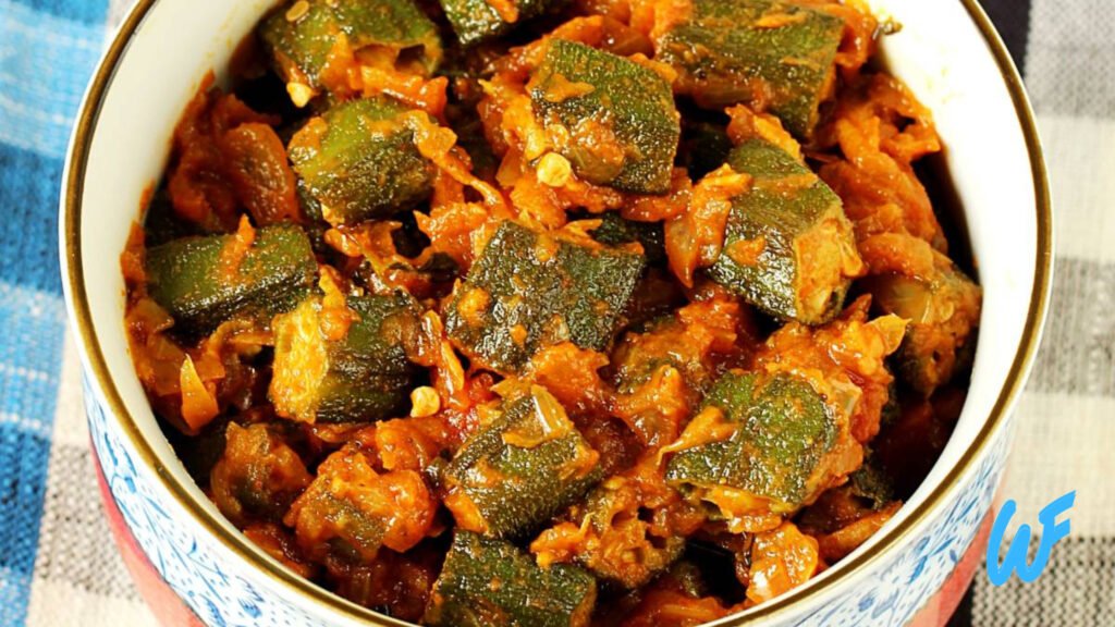 Vegan Bhindi Masala Okra Curry