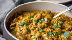 Read more about the article Vegan Baingan Bharta Roasted Eggplant Curry