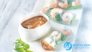 Vegan Rice Paper Rolls with Peanut Sauce