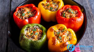 Read more about the article Vegan Spinach and Artichoke Stuffed Peppers