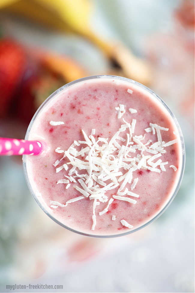 Read more about the article Coconut Milk Strawberry Banana Smoothie (Gluten-free) By Willfits