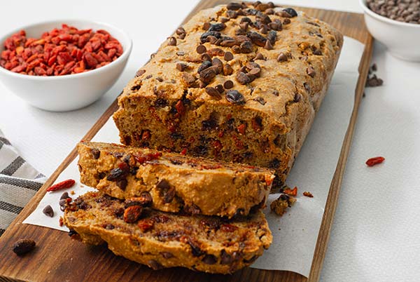 Read more about the article Almond Flour Bread with Goji Berries & Chocolate Chips By Willfits