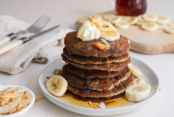 Read more about the article Banana Coconut Pancakes | Gluten Free & More By Willfits