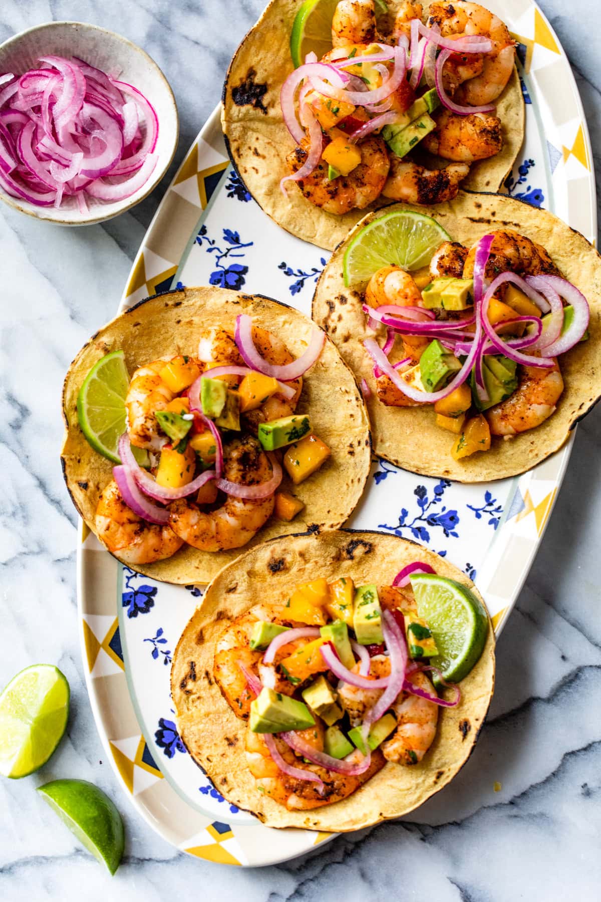 You are currently viewing Grilled Shrimp Tacos with Peach Salsa By Willfits.com