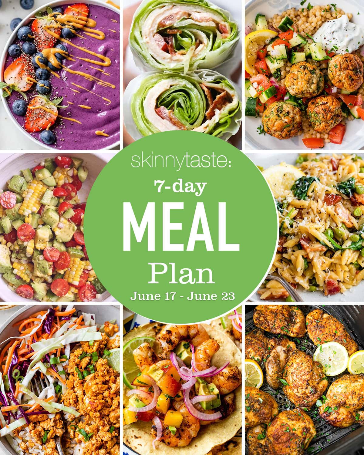 You are currently viewing Free 7 Day Healthy Meal Plan (June 17-23) By Willfits.com