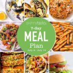 Free 7 Day Healthy Meal Plan (July 8-14) By Willfits.com